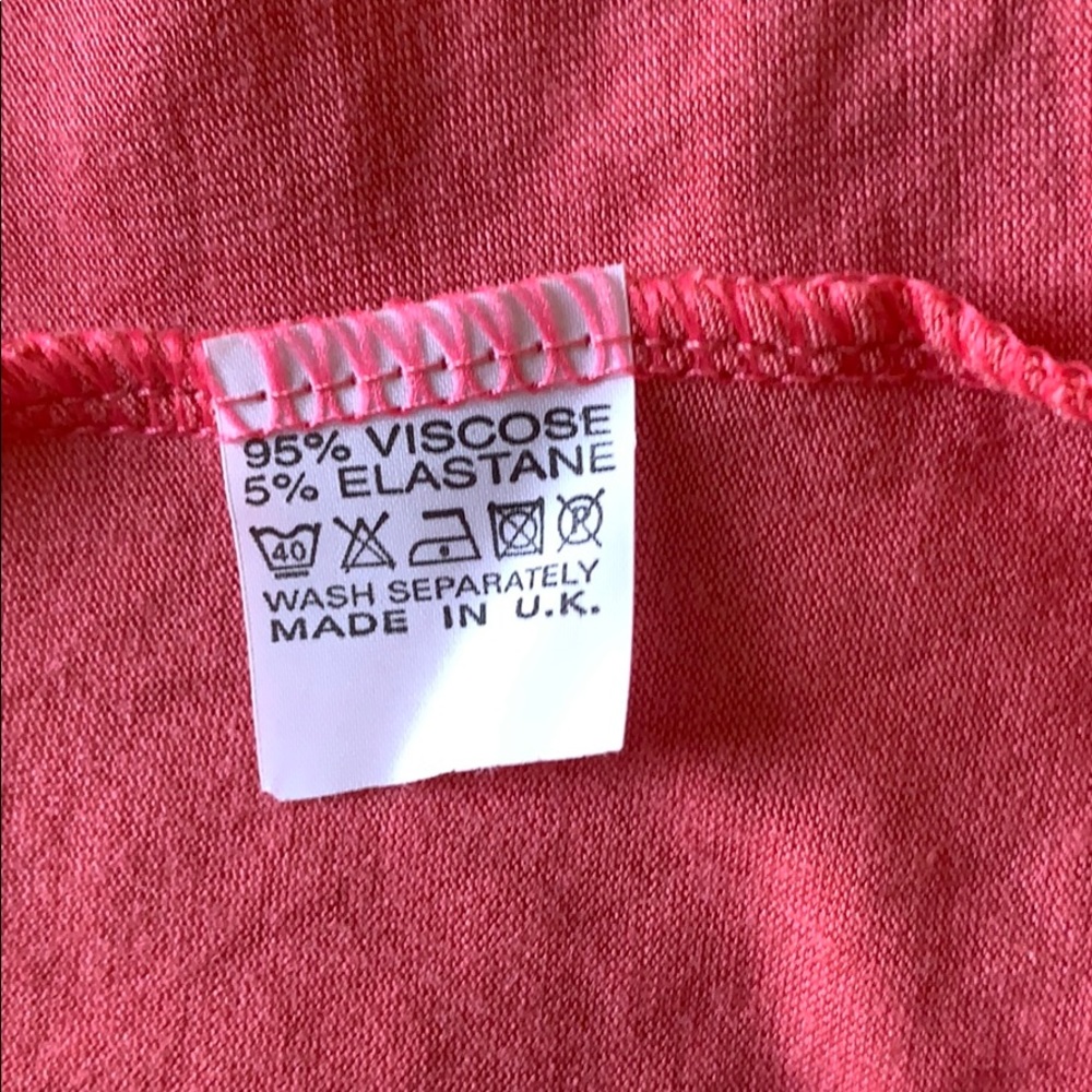 Beautiful Coral Colored Sleeveless Long Dress - Picture 5 of 5